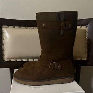 UGG Brown Combat & Moto Boots